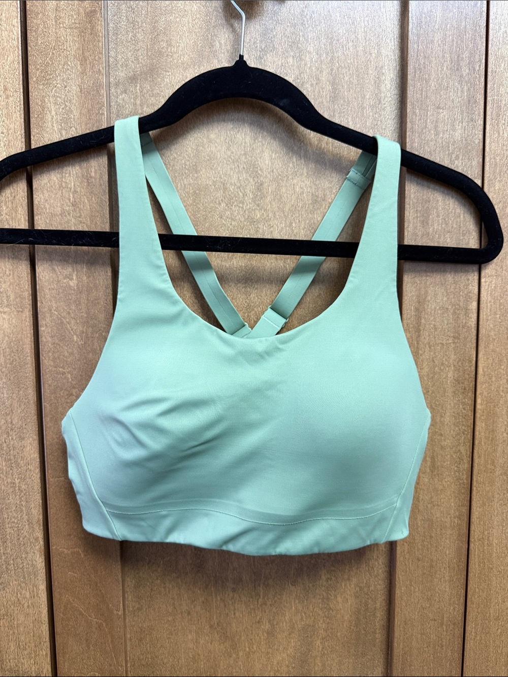 Athleta Women’s Strappy Comfort Sports Bra - Sage Grwwn